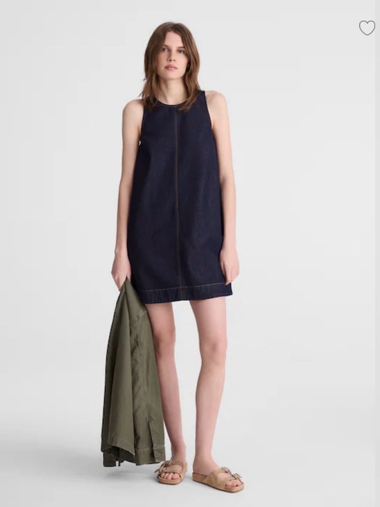 Madewell Dresses & Skirts - Madewell Sleeveless Denim Shift Mini Dress